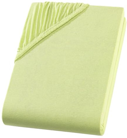 Visaggio Kinder Spannbettlaken 100% Baumwolle Jersey Spannbetttuch Bettlaken Betttuch Farben Größen wählbar 60x120 cm - 70x140 cm