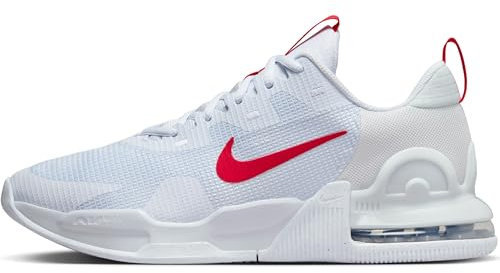 Nike Men's M Air Max Alpha Trainer 5 Low, Football Grey University Red, 7 UK