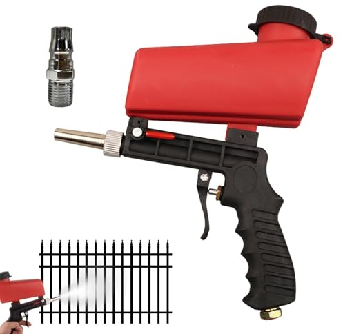 Arenadoras De Sandblasting Portátiles | Equipo de Granallado Portátil - Máquina De Arenado A Prueba De Fugas,Para Muebles Industria Automotriz Metalurgia Carpintería Taller Garaje Doméstico