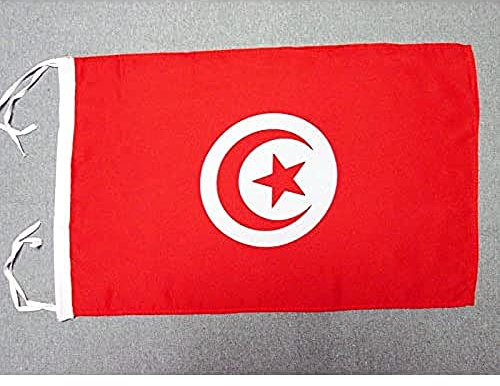 AZ FLAG - Flagge Tunesien - 45x30 cm Mit Kordel - Tunesische Fahne 30 x 45 Cm - Flaggen