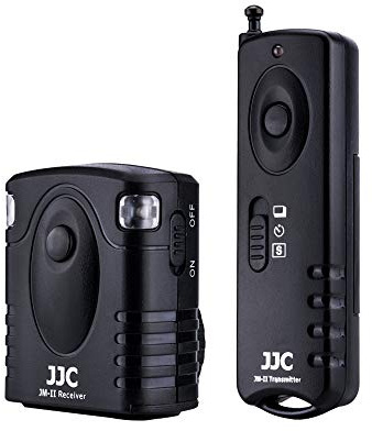 JJC Wireless Remote Control Shutter Release for Fuji Fujifilm X-T5 X-T4 X-T3 X-T2 X-T30 III II X-T20 X-T100 X100VI X100V X100F X100T X-PRO3 X-PRO2 X-H1 X-H2 X-H2S GFX100 GFX100S II GFX50R X-A5 & More
