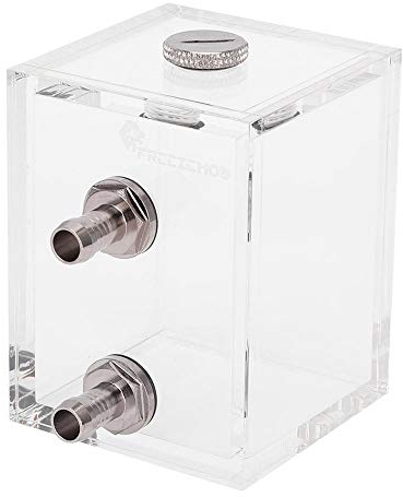 Computer Water Tank, 200ml Pump for Cooling Radiator - Acrylic Cylinder Reservoir for Desktop Water Cooling System