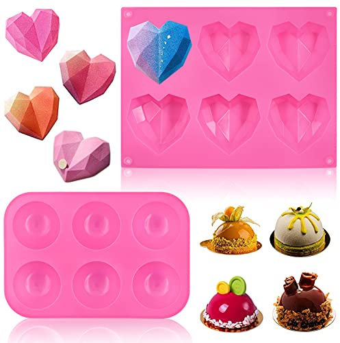 Stampo per Panini in silicone,Perforata Antiaderente Teglia,Vassoio per Pane Stampo,Mini Teglia per Baguette,Antiaderente Mini Teglia Stampo,Stampo per Pane Antiaderente in Silicone (Rosa)