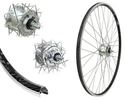 Vorderrad MTB 24 Nabendynamo 6 Loch Disc Hohlkammerfelge 24 Zoll Scheibenbremse DMS19