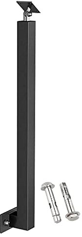 WAHHWF Ringhiera Scale Nero balaustre per Scala Interno Esterno, Ponte Metallo Piazza Colonna di Mandrini di balaustre Parti Decorative della Scala, 70 75 80 85 90 95 100 110 120 130 cm