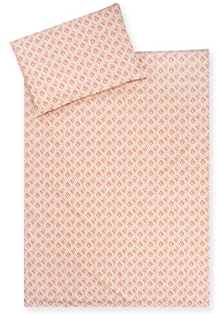 Julius Zöllner Kinderbettwäsche 100% Organic Baumwolle, Standard 100 by OEKO-TEX, made in Germany, Gr. 100x135 + 40x60 cm, Raute