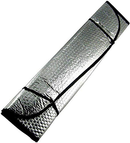 Parasole Per Auto Interno Pieghevole Con Elastici E Ventose, Contro I Raggi Uv (150x80 cm)