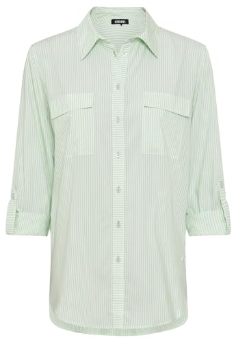 Olsen Blouse Woven Long Sleeves Pistachio - 40