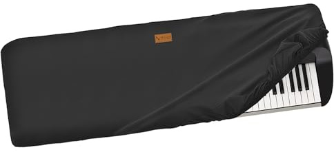 Musiin Copertura antipolvere per tastiera a 88 tasti, compatibile con Roland V-Stage 88, FANTOM-08, KORG SV-2 88, SV-2S 88, Premium Chinlon antigraffio e antipolvere, morbido al tatto e design