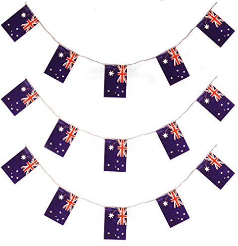 ILOVEFANCYKLÄNNING 100 FT AUSTRALISK BUNTANDE AUSTRALIEN DAGEN FÖR ALLA VÄDERFÄDER FÄRG MÅNGSIDIG BANNER AUSSIE