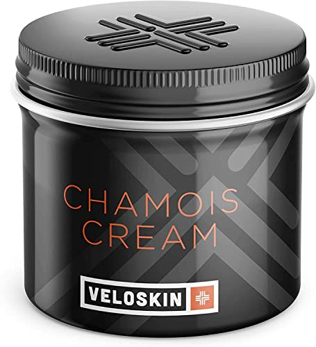 Crema premium Chamois Cream di VeloSkin per ciclisti | Antisfregamento, con ingredienti vegan di origine naturale - Pensata dai ciclisti, ideale per uomo e donna (150 ml)