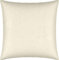Erwin Müller Kuschelkissenbezug, Kissenhülle Single-Jersey Murnau - wollweiß Größe 40x40 cm - bügelfrei, strapazierstark, elastisch, mit Reißverschluss