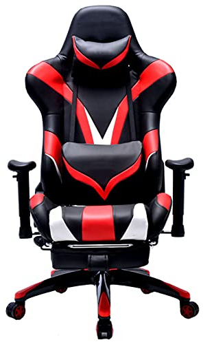 Premium Gaming Stuhl/Schreibtischstuhl Ergonomie – Gaming Chair – Drehstuhl Höhenverstellbar -mit Armlehnen Chefsessel
