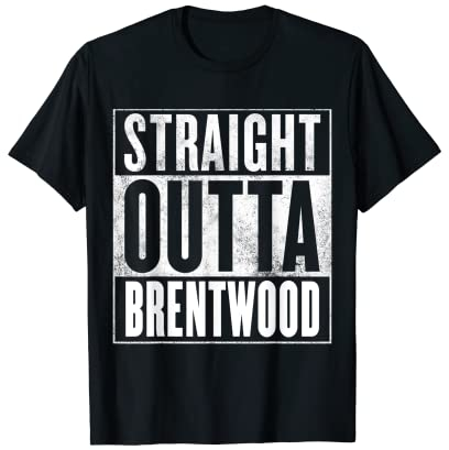 Brentwood – Bois de braisier d'outte droit T-Shirt