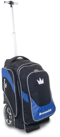Brunswick Charger Double Roller Bowling Bag (Blue)