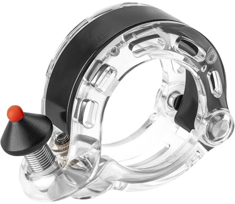 ROCKBROS Timbre de Bicicleta Oculto con Sonido Claro y Largo, Timbre Duradero para Manillar de 22.2/25.4/31.8 mm, máximo 100 dB, bocina de Bicicleta para Adultos o niños