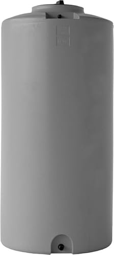 Serbatoio Polietilene per acqua Cilindrico Verticale mod. 500 litri GRIGIO Made in Italy