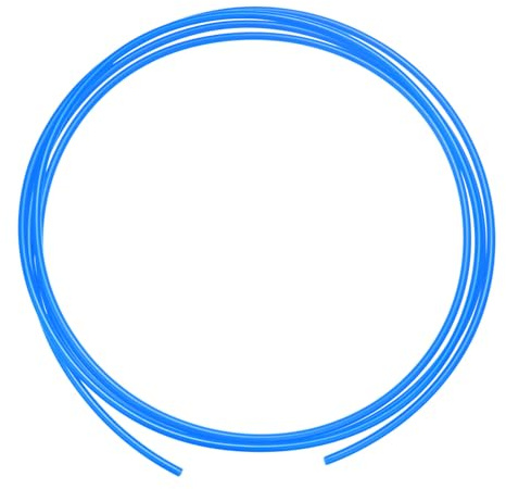 M METERXITY Nylon Line Hose Tube, 0.12(3mm) ID x 0.2(5mm) OD PA6 Pneumatic Air Line Tubing for Fluid Transfer/Trailer Air Brake System, Polyamide Water Fuel Pipe [3M/10FT, Blue]