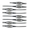 Cadenas De Nieve Cadena de nieve antideslizante for coche de 2 a 8 Uds., cadena antideslizante de emergencia for neumáticos de coche de TPU, amarres de cadena for neumáticos de 165-275mm de ancho Cade
