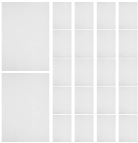 Papier de Soie pour Présent 100 Pièces 50x35cm Blanc | Feuilles Ultra Fines, Faciles à Plier Découper, pour Fêtes D’anniversaire et Décorations