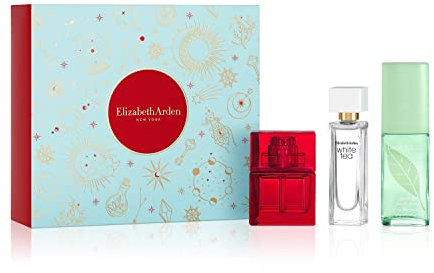 Elizabeth Arden FRAGRANCE COFFRET Red Door, Green Tea and White Tea 3-piece Set, fragrance gifting, for women