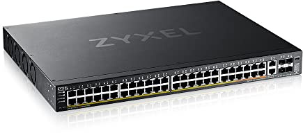 Zyxel 48 Port GbE L3 Access PoE+ Switch mit 6 10G Uplink (600 W) (XGS2220-54HP)