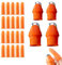 Couteau À Doigt Silicone,Jardin Pouce Couteau,Jardin Silicone Pouce Couteau,Couteau Cueillette Fruits,Couteaux à Pouce en Silicone pour Couper Plantes,Haricots,Fraises Fuits et Légumes (4 Ensembles)