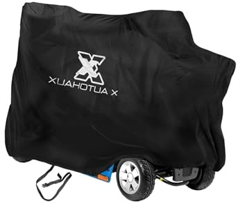 Partuto Motorcycle Mobility Scooter Cover 190T Polyester Black Replacement