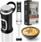 ZEEGMA HANDY BASE Stabmixer für Suppen, Smoothies, Leistung 1500 W, Geschwindigkeitsregelung, Titanklingen, einfache Reinigung, LED-Hintergrundbeleuchtung, ergonomischer Griff, verchromtes Gehäuse