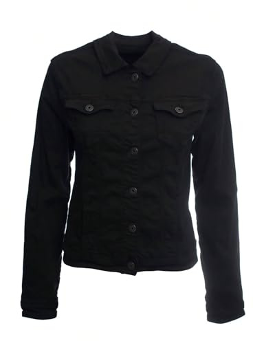 JOPHY & CO. Giacca Jeans Denim Donna (cod. 2274 & 2299)(6292 Nero,M)