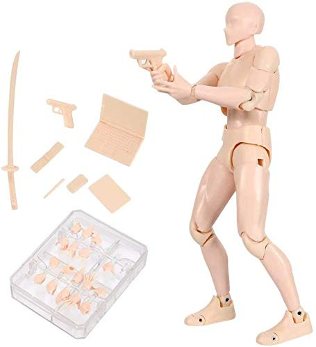 Figurine d'action Body-Kun en PVC pour S H Figuarts avec boîte pour artistes outils de dessin (couleur)
