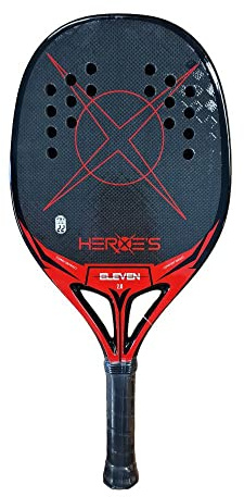 Heroe's Racchetta Beach Tennis Racket Eleven Black 2.0 2023