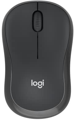 Logitech M240 Silent Bluetooth Mouse, Wireless, Compact, Portable, Smooth Tracking, 18-Month Battery, for Windows, macOS, ChromeOS, Compatible with PC, Mac, Laptop, Tablets - Graphite