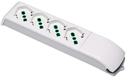 FANTON 480130 Multipresa FIDO senza cavo 4 prese bipasso italo/tedesche 2P+T 16A