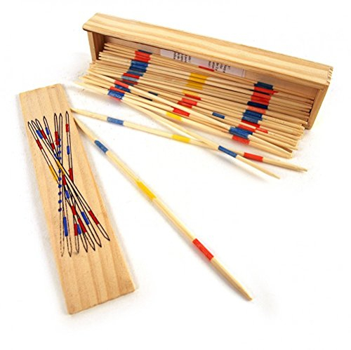 Mikado Spiel in Holz-Box 19 cm