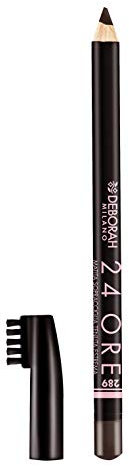 Deborah Milano - 24 Ore Matita Sopracciglia, 289 Brunette, Matita con Scovolino a Lunga Tenuta, Dona un Finish Naturale e Definito, 1.2 gr