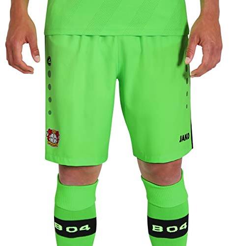 Jako Herren Leverkusen Tw Short Bayer 04, (Saison 19/20), neongrün, XXL, BA4419T