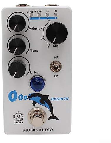 SPORTARC Distortion Effect Pedal, Mosky für Dolphin Distortion Overdrive The E-Gitarre Effektpedal
