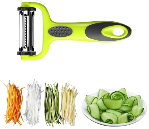Pela Verdure Professionale, Acciaio Inox Peeler di Frutta, Pelapatate, Pelapatate Multifunzione 3 in 1, Pelapatate Professionale, Pelapatate in Acciaio Inox, Pela Patate e Verdure, Pelaverdura