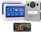 GOLIATH Basic Video Türsprechanlage, 2 Draht Bus, 2X 7 Monitor, Aufputz Türklingel mit Kamera, Gegensprechanlage mit Türöffner und Klingel, 1 Familienhaus, Plug & Play, Smartphone App, AV-BLS-06A