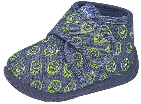 Chicco, Pantuflas Niño, Zapatillas para la Guardería y la Casa con Cierre Cómodo Ajustable, Designed in Italy