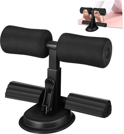 FOYTOKI Adjustable Sit up Bar with Suction Cups and Foot Holder for Home Core Training Ab Workout Equipment Multifunctional Fitness Auxiliary Device