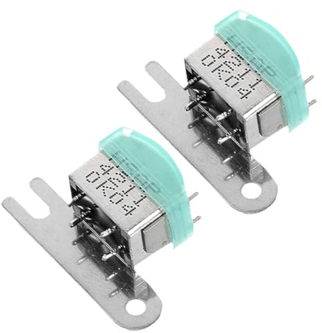 Holibanna Tête Magnétique Stéréo pour Magnétophone à Cassettes Accessoire Métallique Compatible Double Canal Pièce de Rechange pour Enregistreur à Bande Installation Facile