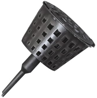 Genérico Caja de Plástico Negro para Fertilizante de Plantas, 100 Piezas, con Tapa, Práctica para Bonsáis y Orquídeas, Protege Abono de Animales y Viento