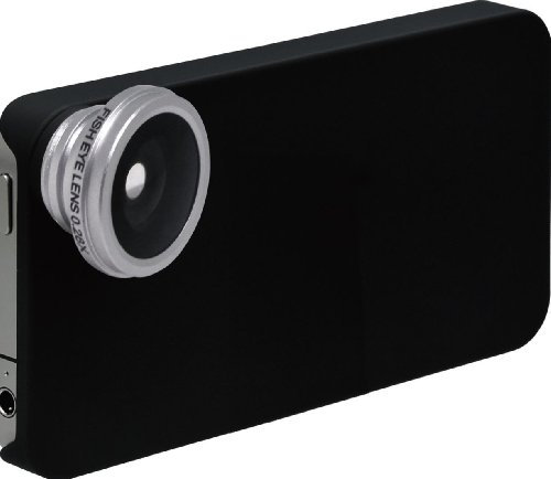 Rollei-Obiettivo Fish-Eye, per Apple iPhone 4/4S, colore: nero