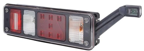 HELLA Baklykta - med hybridteknologi - 24V - påbyggd/skruvad - ECE/ADR/GGVS/ej SAE - Lyktglasfärg: glasklar - Kontaktutf.-ID: EasyConn 1 x 7/EasyConn 4 x 2 - 2VP 340 961-121