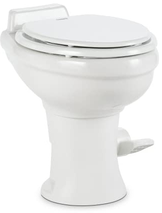 Dometic 302320081 320 Series Standard Height RV Toilet, White