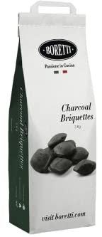 Boretti Briquettes de Charbon de Bois Barbecue 3kg | Noir