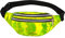 ComPDCVD Bauchtasche Mode wasserdichte Gürteltasche Damen Herren Hüfttaschemit Reflektierender Verstellbarer Sport PU Leder Reflektierender Hüfttasche für Frauen und Männer Party Festival Sport
