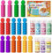 Bombas de Baño Tabletas - 120pcs Bombas de Baño Niños d Color, 7 Colores de Baño Con Gas para Niños, Crea Divertidos Colores de Baño, Bombas de Baño de Burbujas Para Niños